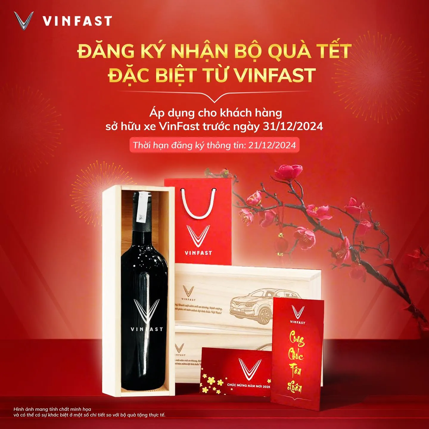 Bổ sung thêm link đăng ký xác nhận quà tết Ất Tỵ cho các chủ xe
