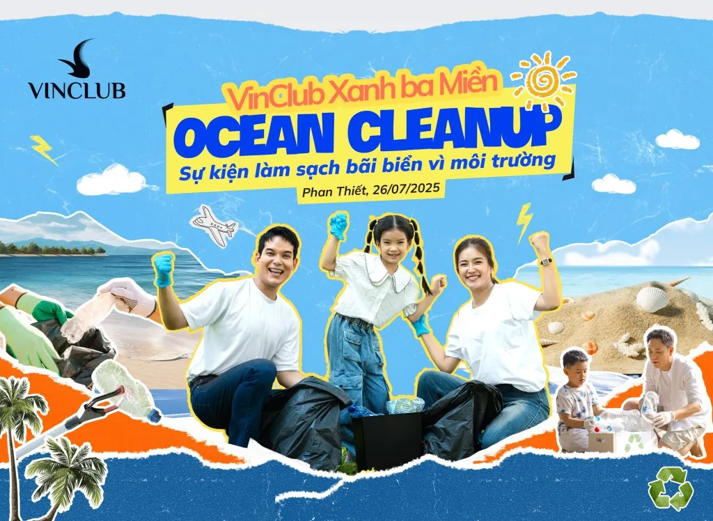 Cách thức đăng ký Sự kiện “VinClub Xanh Ba Miền – Ocean Cleanup”