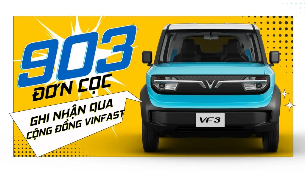 Gần nghìn đơn cọc VF 3 qua thành viên Cộng đồng VinFast Toàn cầu
