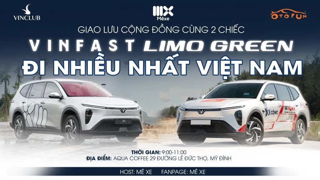 Giao lưu cộng đồng cùng 2 chiếc VinFast Limo Green đi nhiều nhất Việt Nam
