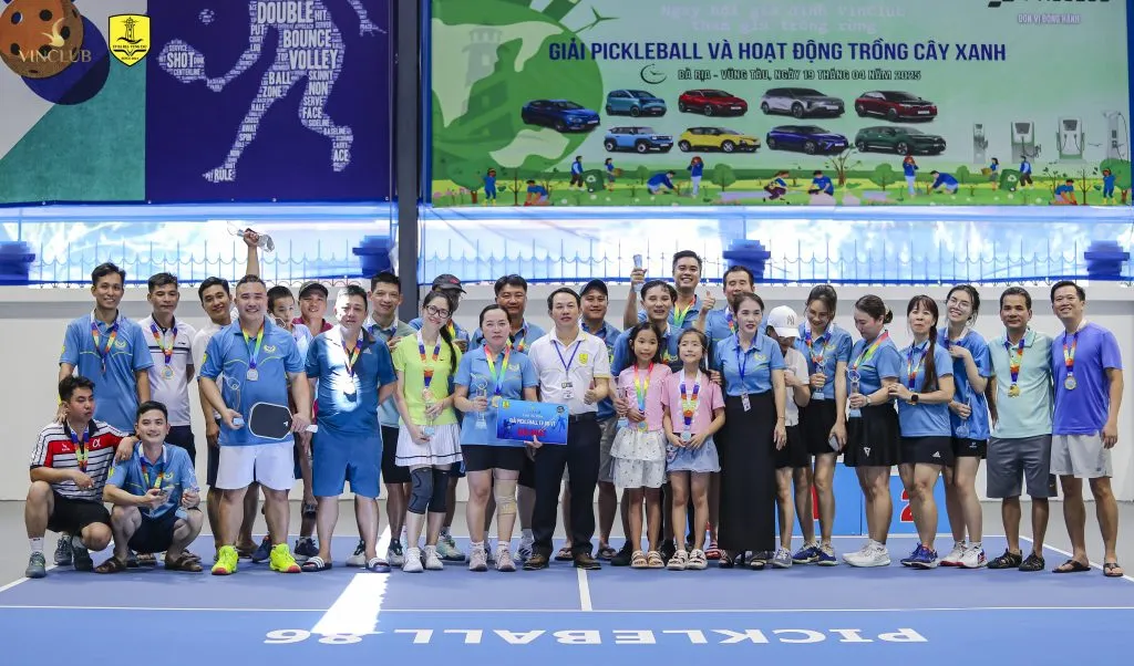 Hội VF EV Bà Rịa Vũng Tàu tổ chức thành công giải đấu pickleball