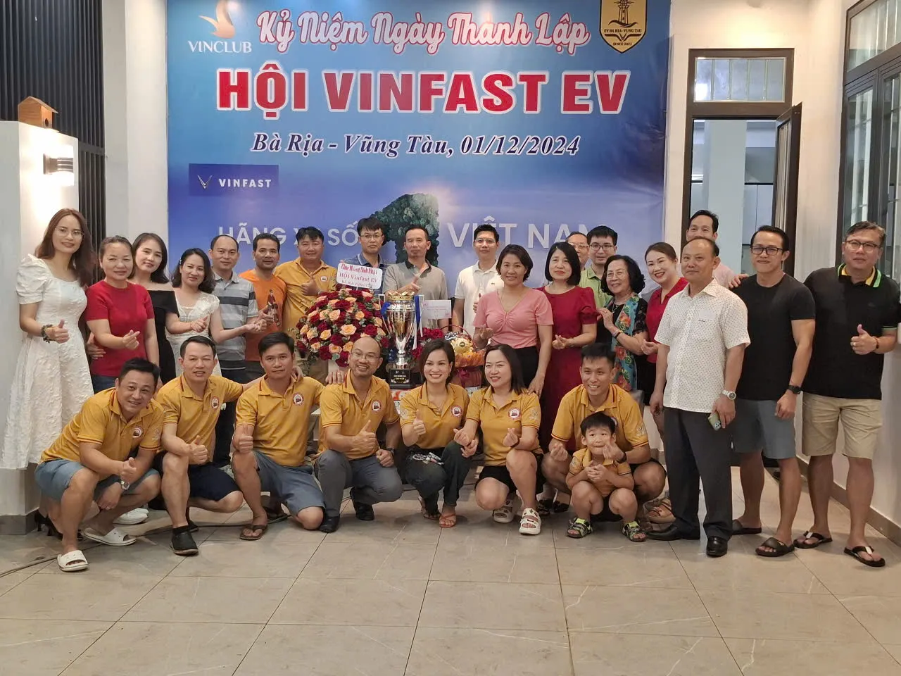 Kỷ niệm 3 năm thành lập Hội VinFast EV BRVT
