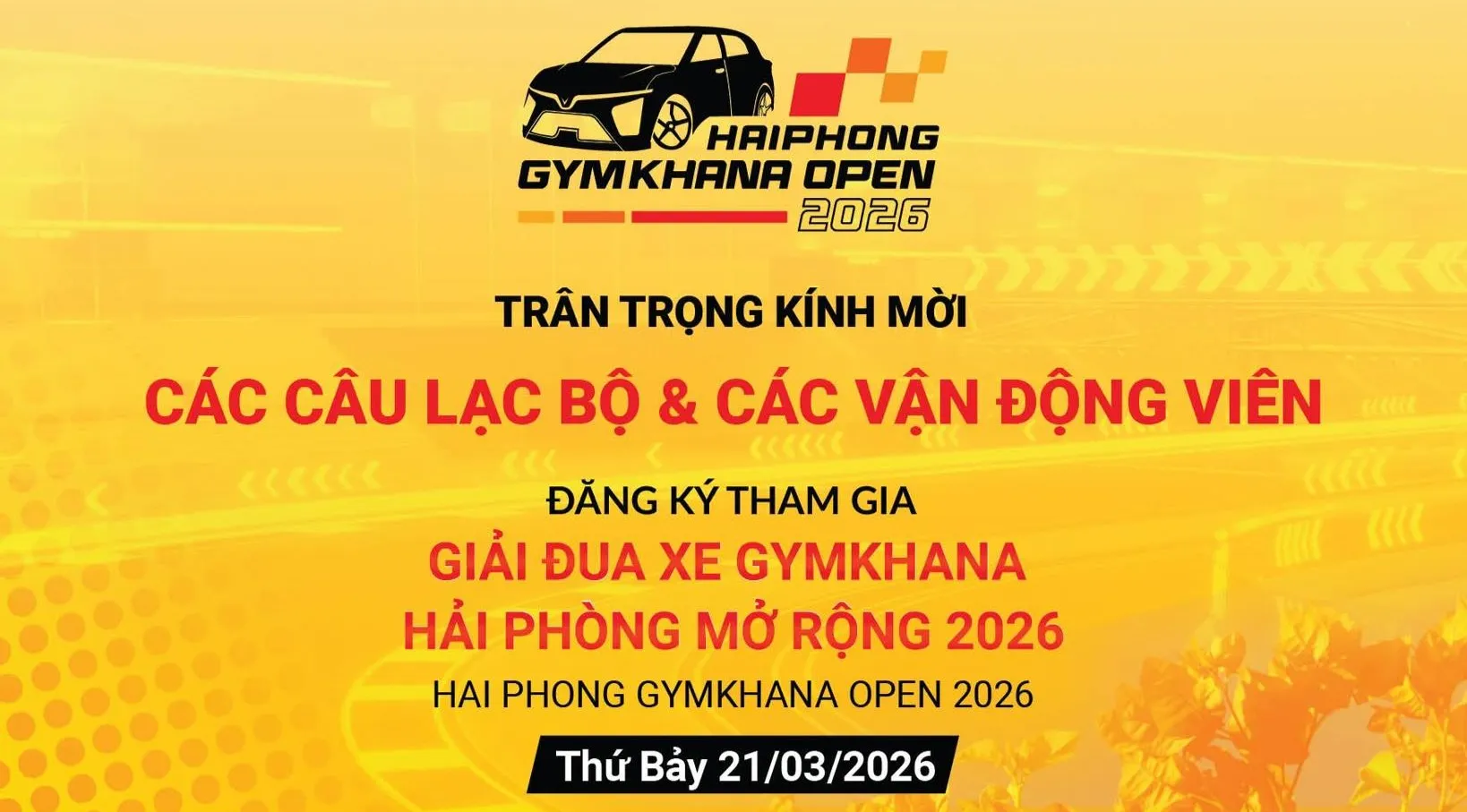 Mở cổng đăng ký tham gia giải Gymkhana Hải Phòng mở rộng 2026