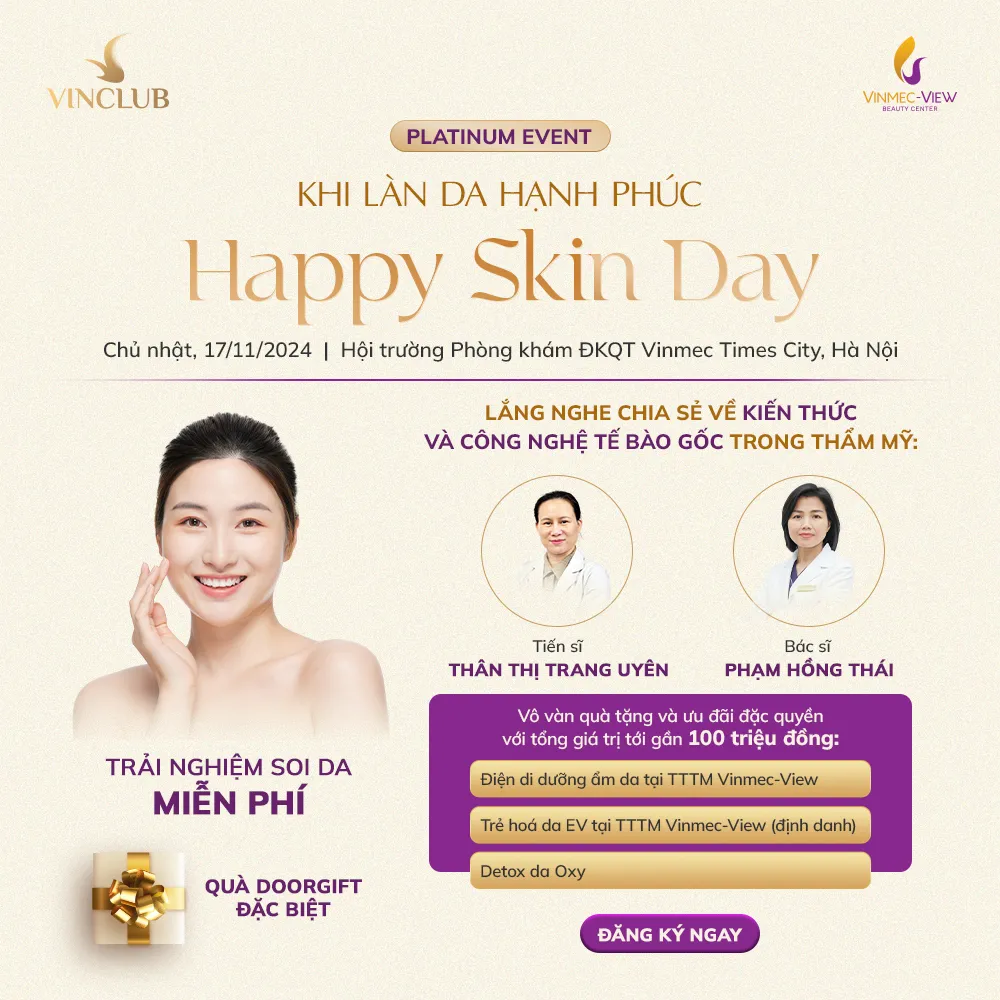 Mời thành viên đến workshop soi da miễn phí